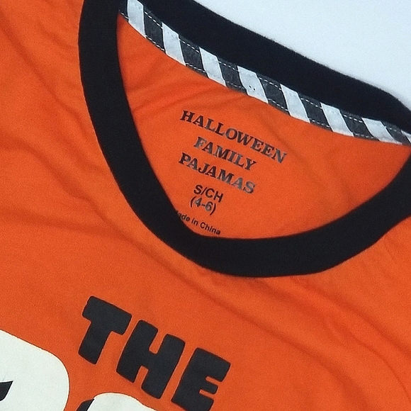 Halloween Family Pajamas "The Boo Crew" Skeleton Print Fleece PJ Set- Size Small - Picture 6 of 11